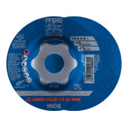PFERD CC-GRIND-SOLID Schleifscheibe 115x22,23 mm COARSE Leistungslinie SG INOX für Edelstahl