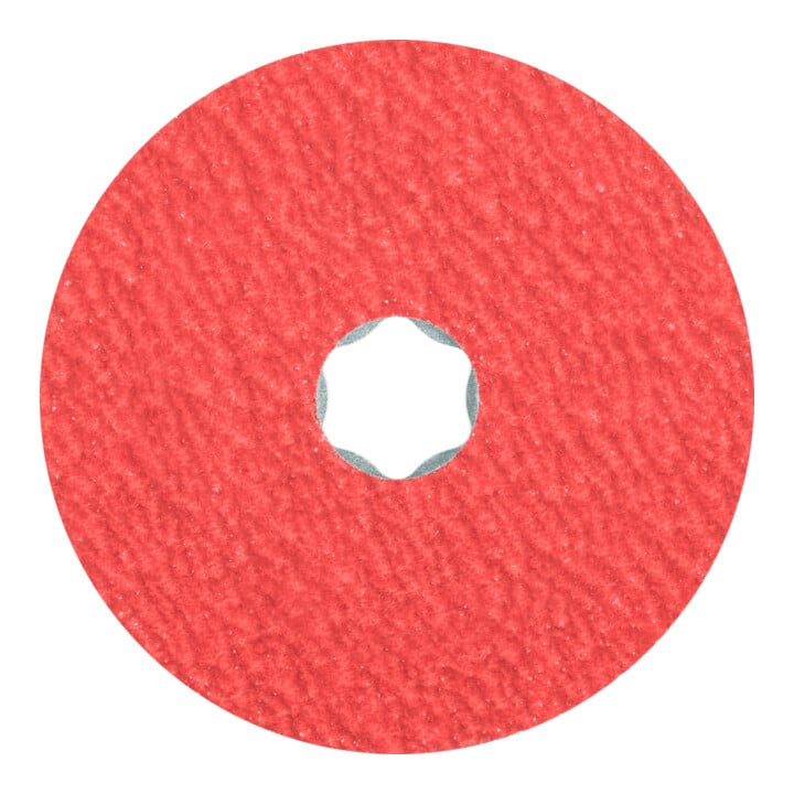 PFERD COMBICLICK Disque fibre à grain céramique D 100 mm CO-COOL60 pour acier inoxydable