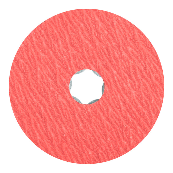 PFERD COMBICLICK Disque fibre à grain céramique D 100 mm CO-COOL80 pour acier inoxydable