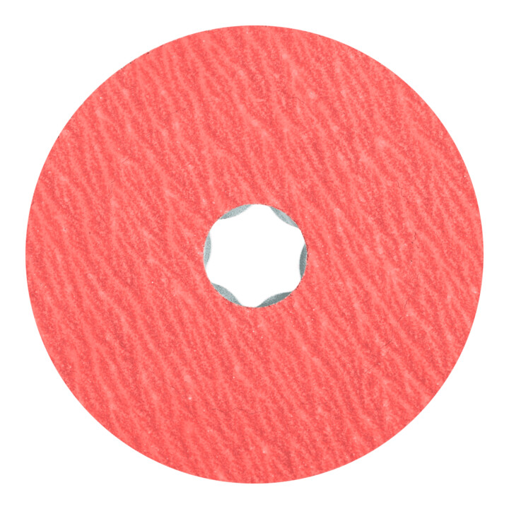 PFERD COMBICLICK Disque fibre à grain céramique D 100 mm CO-COOL80 pour acier inoxydable