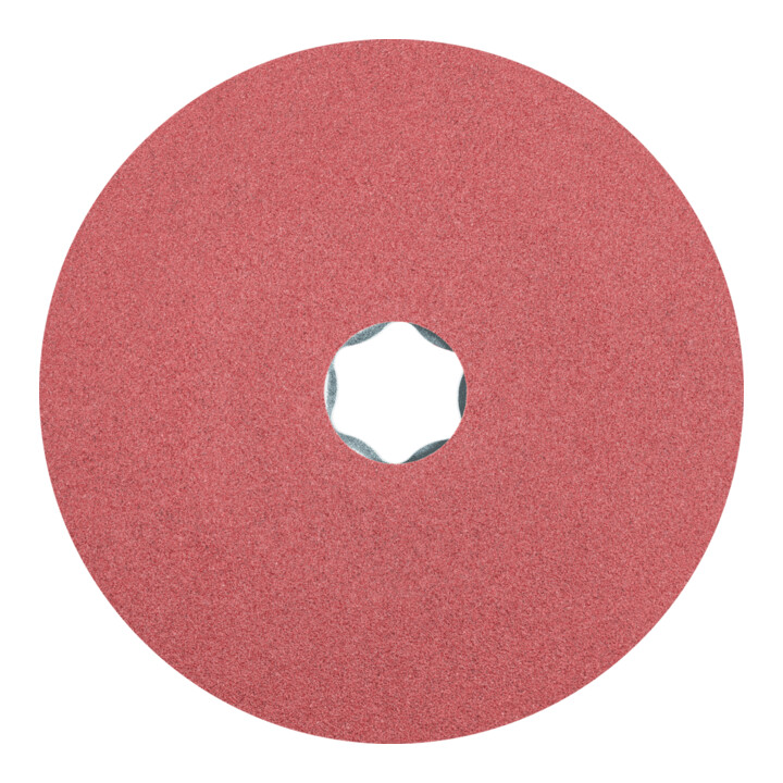 PFERD TOOLS COMBICLICK Disque en fibres à grain céramique CO24 pour forte abrasion sur acier