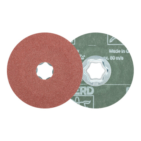 Disque fibre corindon PFERD COMBICLICK A50 pour applications universelles
