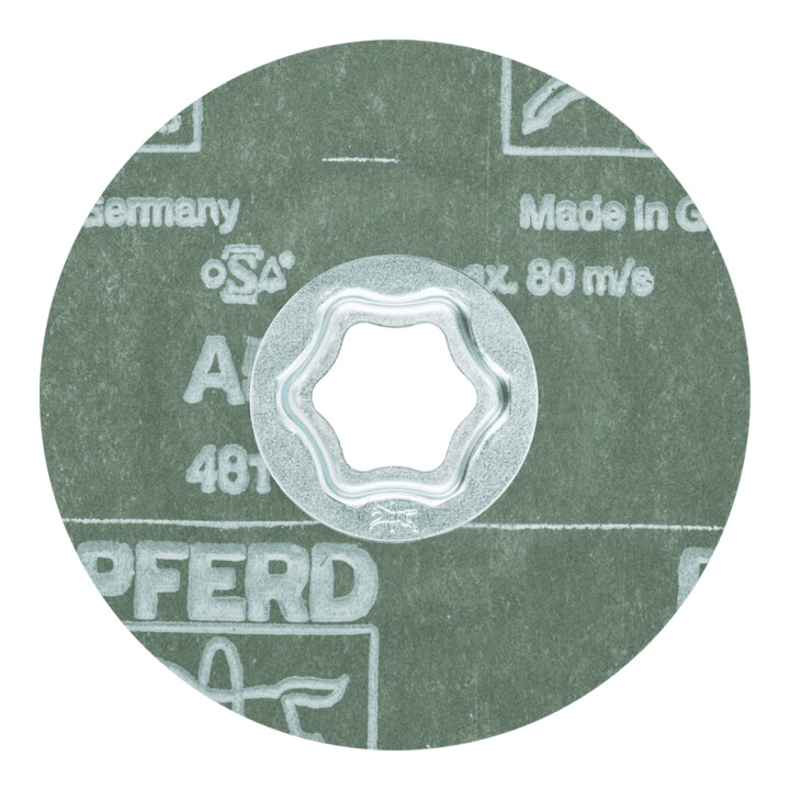 PFERD COMBICLICK Disque fibre corindon D 100 mm A50 pour applications universelles
