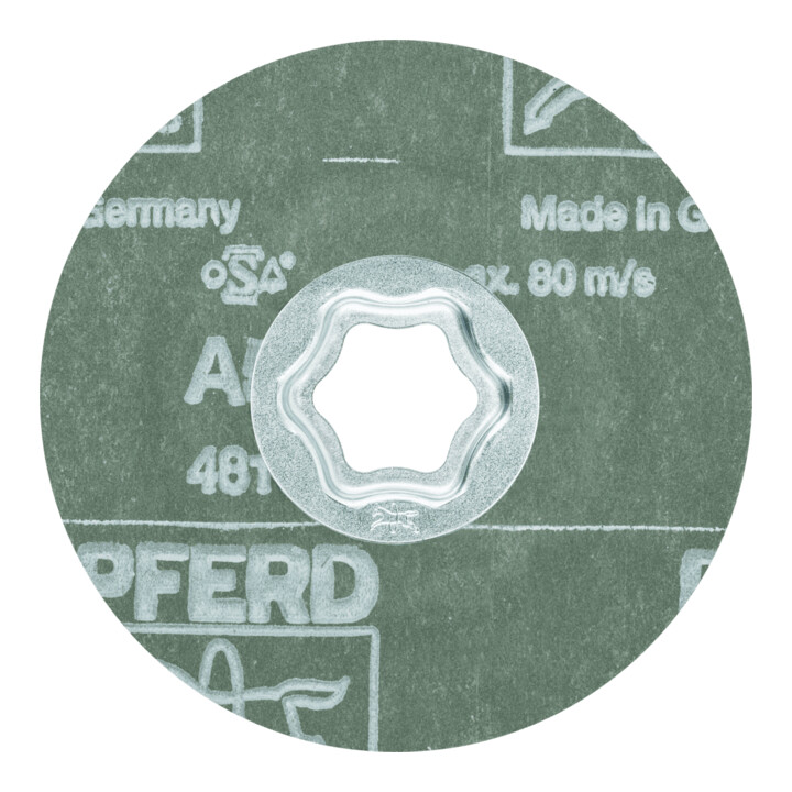 PFERD COMBICLICK Disque fibre corindon D 100 mm A50 pour applications universelles