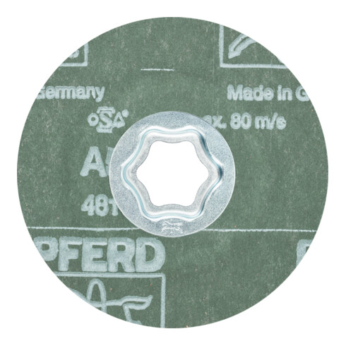 Disque fibre corindon PFERD COMBICLICK A50 pour applications universelles