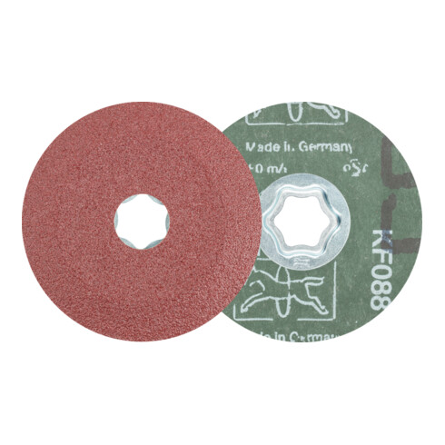 Disque fibre corindon PFERD COMBICLICK A50 pour applications universelles