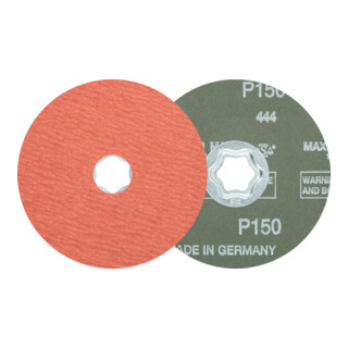 Disque fibre corindon PFERD COMBICLICK A-COOL60 pour acier inoxydable