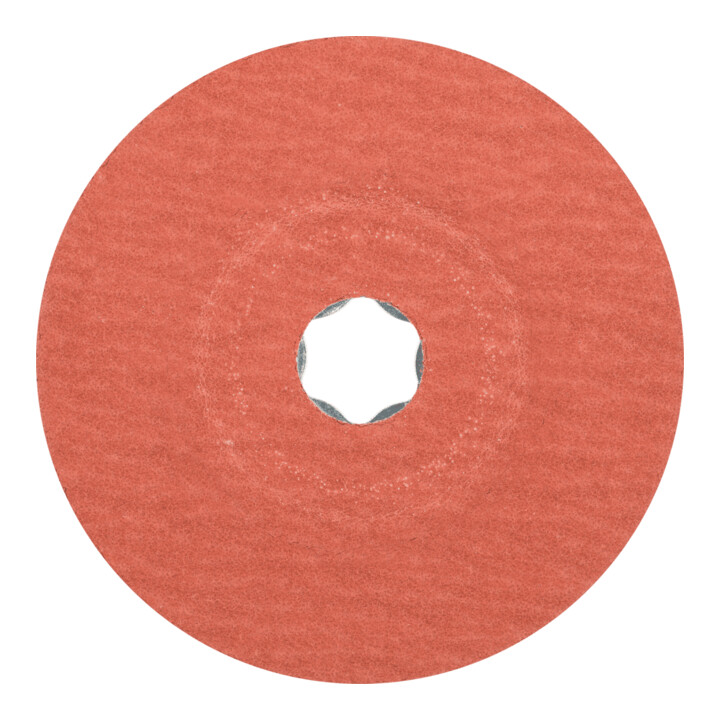 PFERD COMBICLICK Disque fibre corindon D 115 mm A-COOL80 pour acier inoxydable