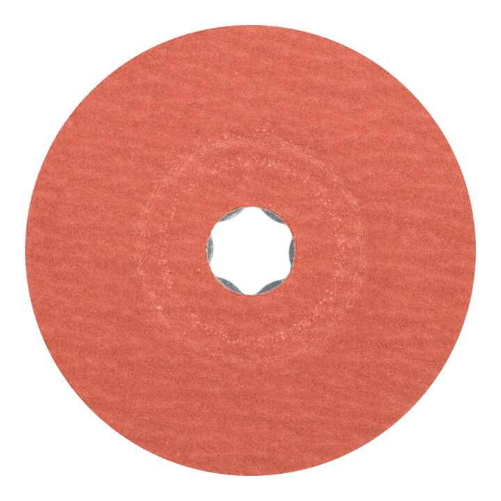 PFERD COMBICLICK Disque fibre corindon D 115 mm A-COOL80 pour acier inoxydable