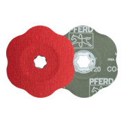 PFERD COMBICLICK Keramikkorn Fiberscheibe Ø125mm CO-COOL120 CONTOUR für Konturen