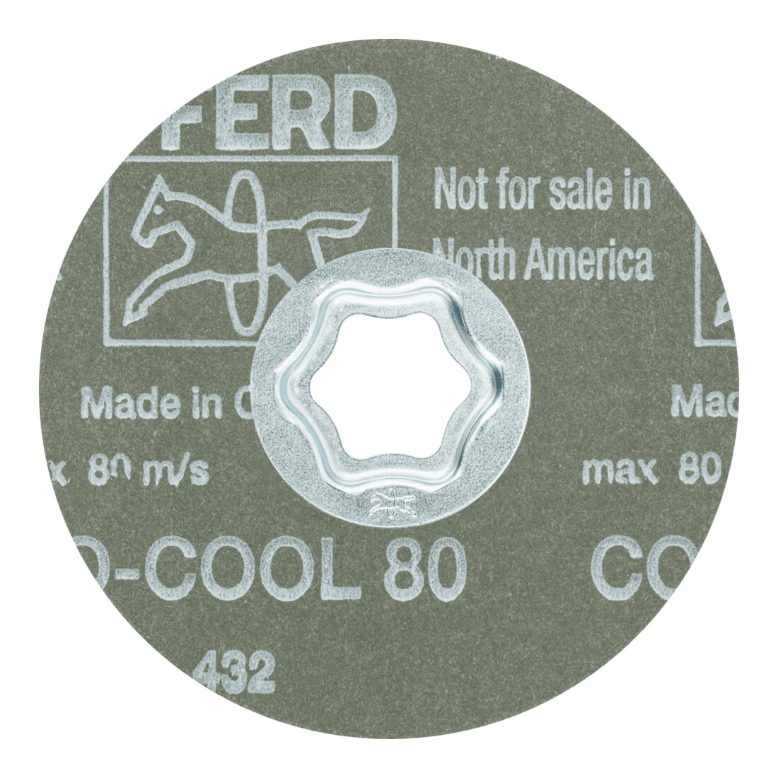 PFERD TOOLS COMBICLICK Keramikkorn Fiberscheibe CO-COOL36 für Edelstahl