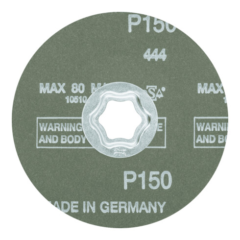 PFERD TOOLS COMBICLICK Korund Fiberscheibe A-COOL60 für Edelstahl
