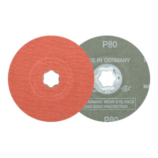 PFERD TOOLS COMBICLICK Korund Fiberscheibe A-COOL60 für Edelstahl