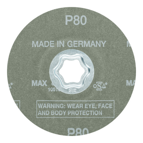 PFERD TOOLS COMBICLICK Korund Fiberscheibe A-COOL60 für Edelstahl