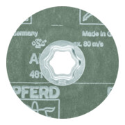PFERD TOOLS COMBICLICK Korund Fiberscheibe A50 für universelle Anwendungen-4
