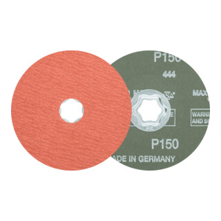 PFERD TOOLS COMBICLICK Korund Fiberscheibe A-COOL60 für Edelstahl