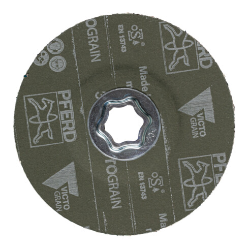 PFERD COMBICLICK ponceuse à disque en fibre CC-FS 125 VICTOGRAIN 36