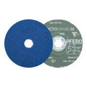 PFERD COMBICLICK ponceuse à disque en fibre CC-FS 125 VICTOGRAIN-COOL 36