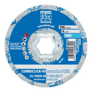 Rondelle non tissée comprimée PFERD COMBICLICK CC PNER SIC fine pour la finition-4