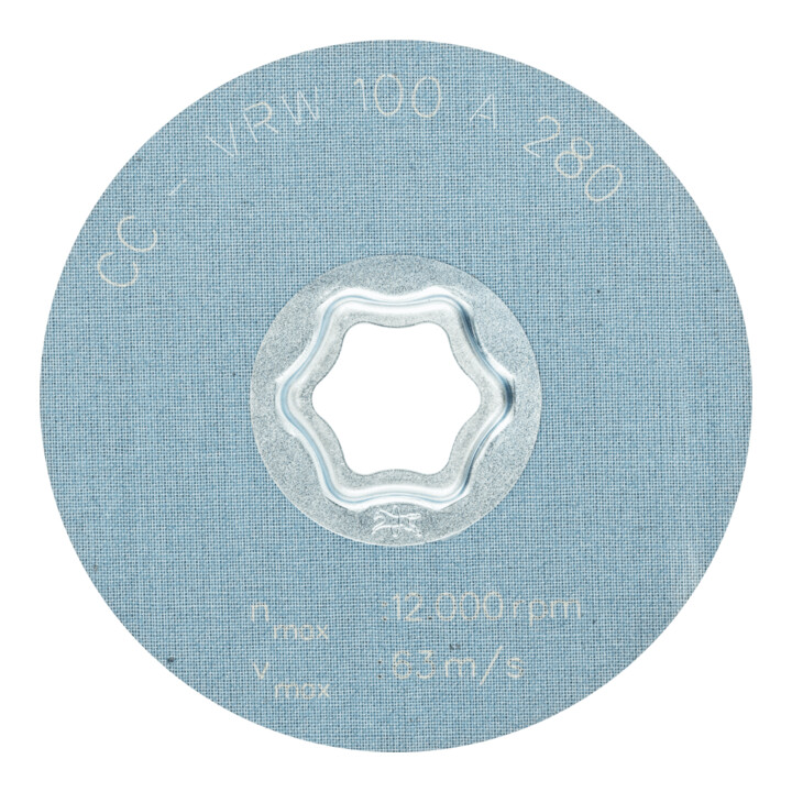 PFERD COMBICLICK rondelle souple en non-tissé CC D 100 mm A280 pour nettoyer et satiner