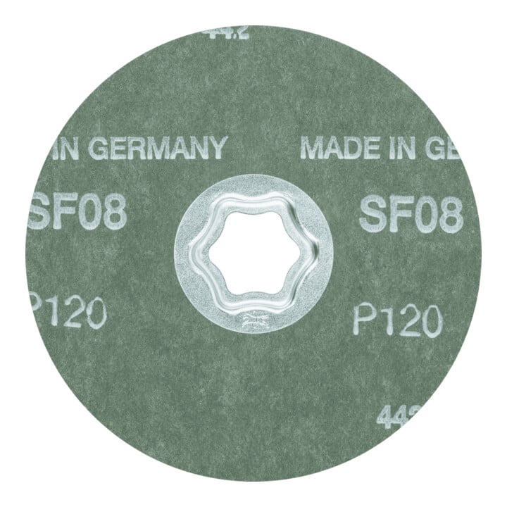 PFERD COMBICLICK SiC Disque fibre D 115 mm SIC120 pour métaux durs non ferreux