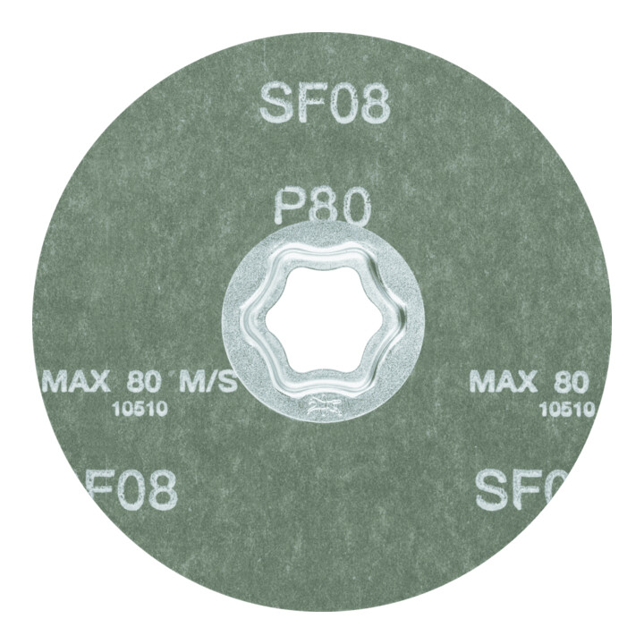 PFERD COMBICLICK SiC Disque fibre D 115 mm SIC80 pour métaux durs non ferreux