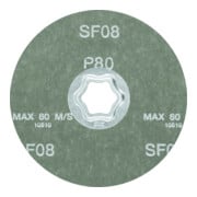 Disque fibre PFERD COMBICLICK SiC SIC36 pour métaux non ferreux durs-4