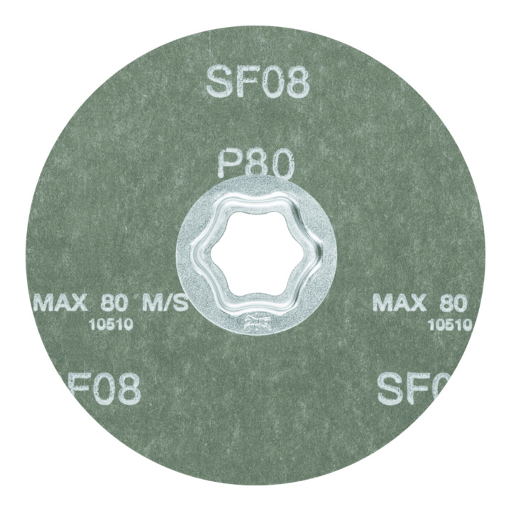 PFERD COMBICLICK SiC Disque fibre D 115 mm SIC80 pour métaux durs non ferreux
