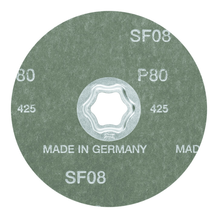 PFERD COMBICLICK SiC Disque fibre D 125 mm SIC80 pour métaux durs non ferreux