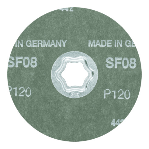 PFERD TOOLS COMBICLICK SiC Fiberscheibe SIC36 für harte NE Metalle