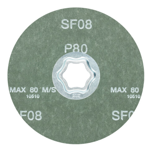 PFERD COMBICLICK SiC Fiberscheibe SIC36 für harte NE Metalle