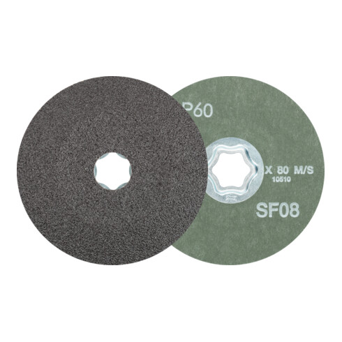 PFERD COMBICLICK SiC Fiberscheibe Ø 115 mm SIC60 für harte NE Metalle