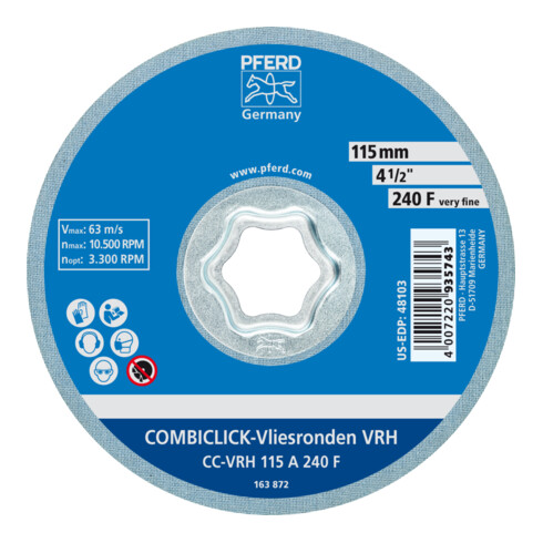 PFERD COMBICLICK Vliesronde CC-VRH