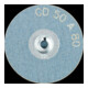 Pferd COMBIDISC Feuille abrasif corindon 50 mm K80-4