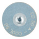 Pferd COMBIDISC Feuille abrasif INOX-F 50 mm K80-3