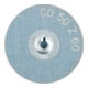 Pferd COMBIDISC Feuille abrasive Zircon corindon 50 mm K60-4