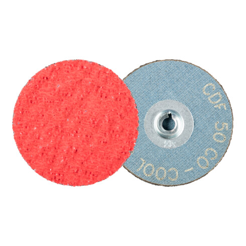 PFERD COMBIDISC Keramikkorn Mini-Fiberscheibe CDF Ø 50mm CO-COOL36 für Stahl und Edelstahl