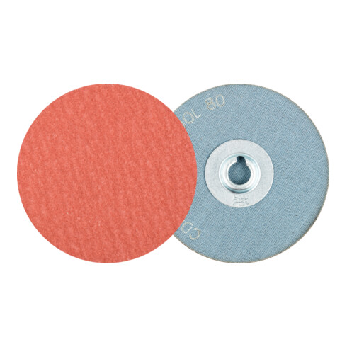 PFERD COMBIDISC Keramikkorn Mini-Fiberscheibe CDF Ø 75 mm CO-COOL80 für Stahl und Edelstahl
