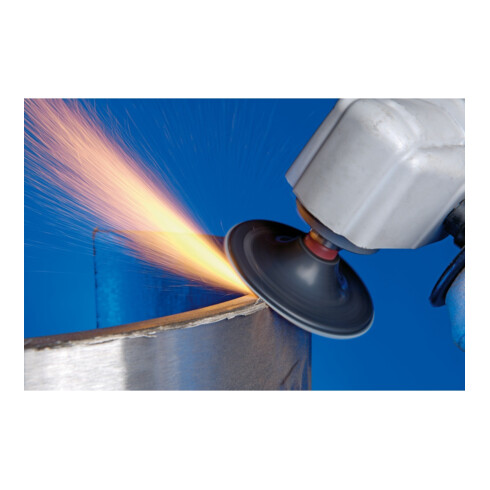 PFERD COMBIDISC Keramikkorn Mini-Fiberscheibe CDFR Ø 75 mm CO-COOL36 für Stahl und Edelstahl