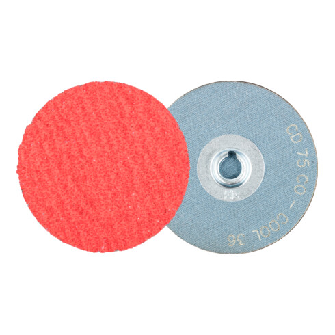 PFERD COMBIDISC Keramikkorn Schleifblatt CD Ø 75 mm CO-COOL36 für Stahl und Edelstahl