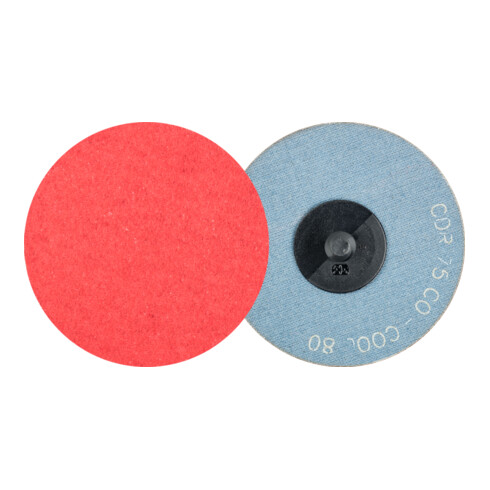PFERD COMBIDISC Keramikkorn Schleifblatt CDR Ø 75 mm CO-COOL80 für Stahl und Edelstahl