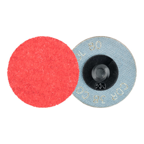 PFERD COMBIDISC Keramikkorn Schleifblatt CDR Ø 38 mm CO-COOL80 für Stahl und Edelstahl