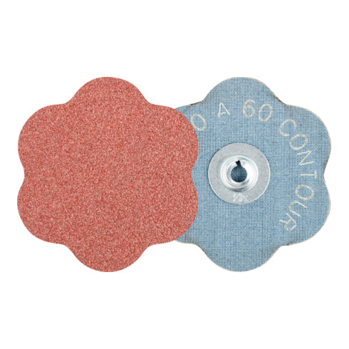 PFERD COMBIDISC Korund Schleifblatt CD Ø 60mm A60 CONTOUR für Konturen