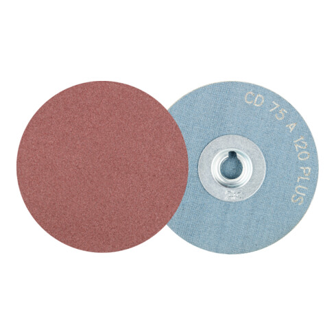 PFERD COMBIDISC Korund Schleifblatt CD Ø 75 mm A120 PLUS für robuste Anwendung