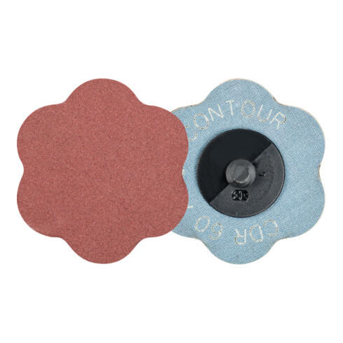 PFERD COMBIDISC Korund Schleifblatt CDR Ø 60mm A180 CONTOUR für Konturen