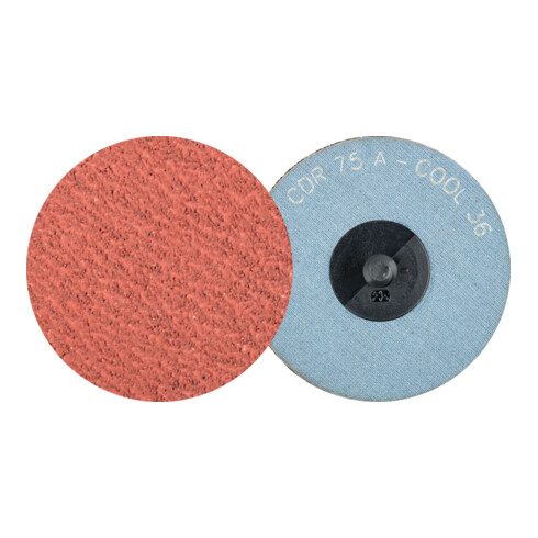 PFERD COMBIDISC Korund Schleifblatt CDR Ø 75 mm A36 COOL für Edelstahl