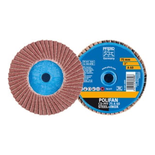 Pferd COMBIDISC Mini-Polifan 75 mm K 60 Corindon