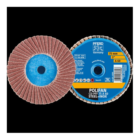 Pferd COMBIDISC Mini-Polifan 75 mm K 60 Corindon