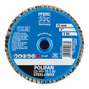 Pferd COMBIDISC Mini-Polifan 75 mm K 80 Zircone-4