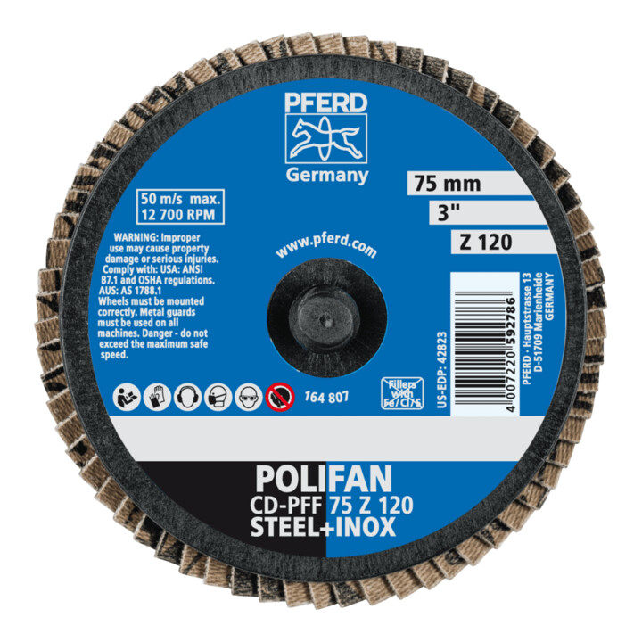 PFERD COMBIDISC-Mini-POLIFAN CD PFF 75 Z 120